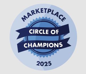 Marketplace Circle of Champions Badge 2025